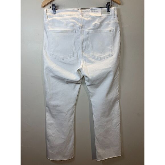 DL1961 Bridget Boot Jeans Women’s Size 31 White Rise Instasculpt Crop Chic NWT - Picture 6 of 12